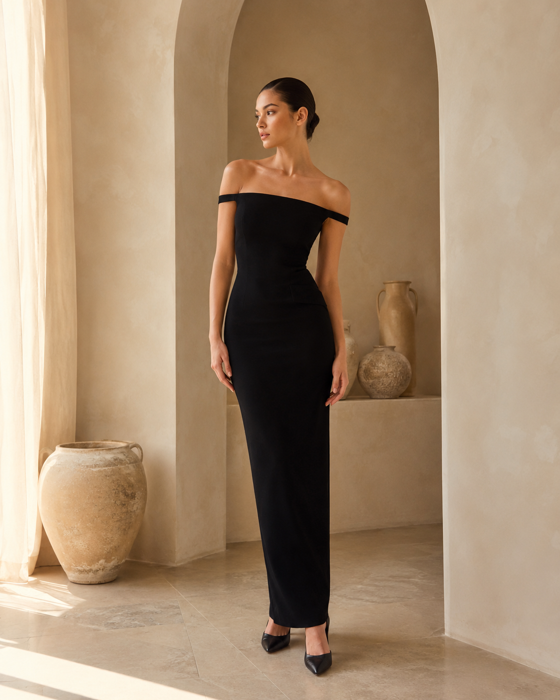 Midnight Pearl Dress