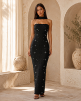 Crystal Noir Dress